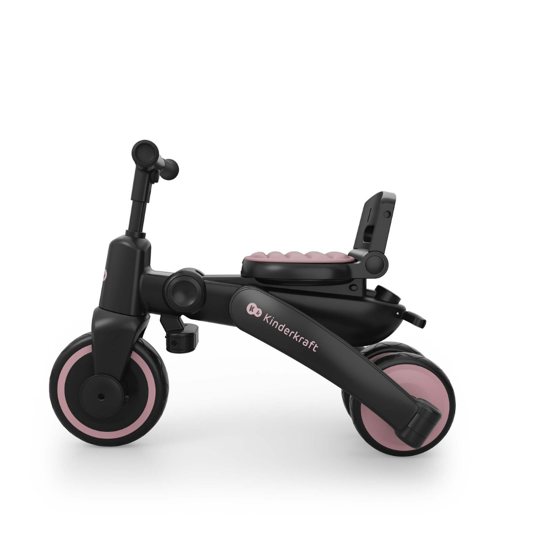 KinderKraft JAZZ 3 сгъваема триколка РОЗОВА