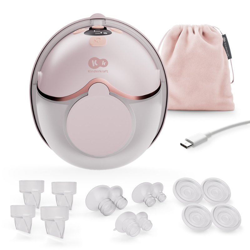 Kinderkraft MAMAFLOW помпа за кърма PINK