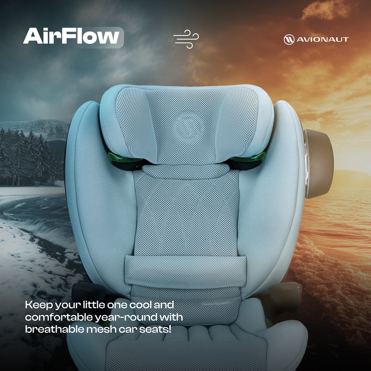 Avionaut MaxSpace Airflow столче за кола BLACK