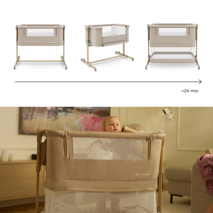 KinderKraft NESTE GROW 2 бебешка кошара BEIGE