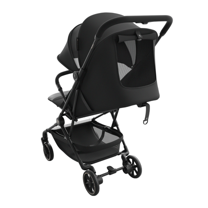 Kinderkraft NEBO бебешка количка MIDNIGHT BLACK
