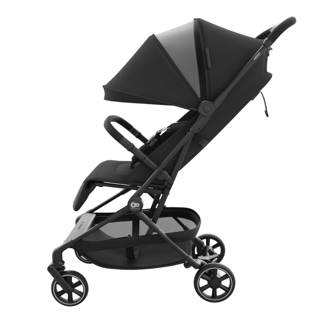 Kinderkraft NEBO бебешка количка MIDNIGHT BLACK