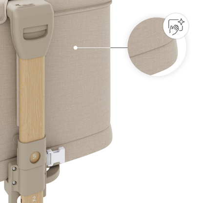 KinderKraft NESTE GROW 2 бебешка кошара BEIGE
