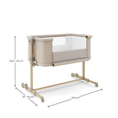 KinderKraft NESTE GROW 2 бебешка кошара BEIGE