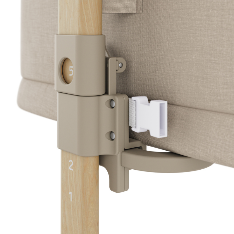 KinderKraft NESTE GROW 2 бебешка кошара BEIGE