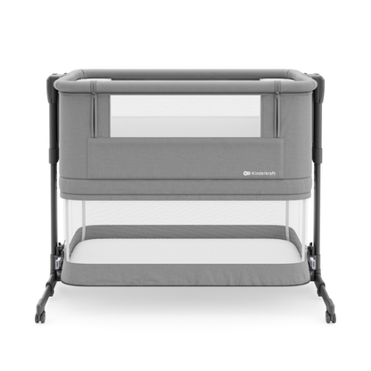 KinderKraft NESTE GROW 2 бебешка кошара DARK GREY