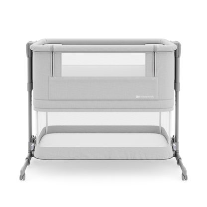 KinderKraft NESTE GROW 2 бебешка кошара LIGHT GREY