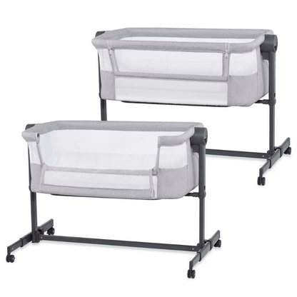 KinderKraft NESTEE UP 2 бебешка кошара GREY
