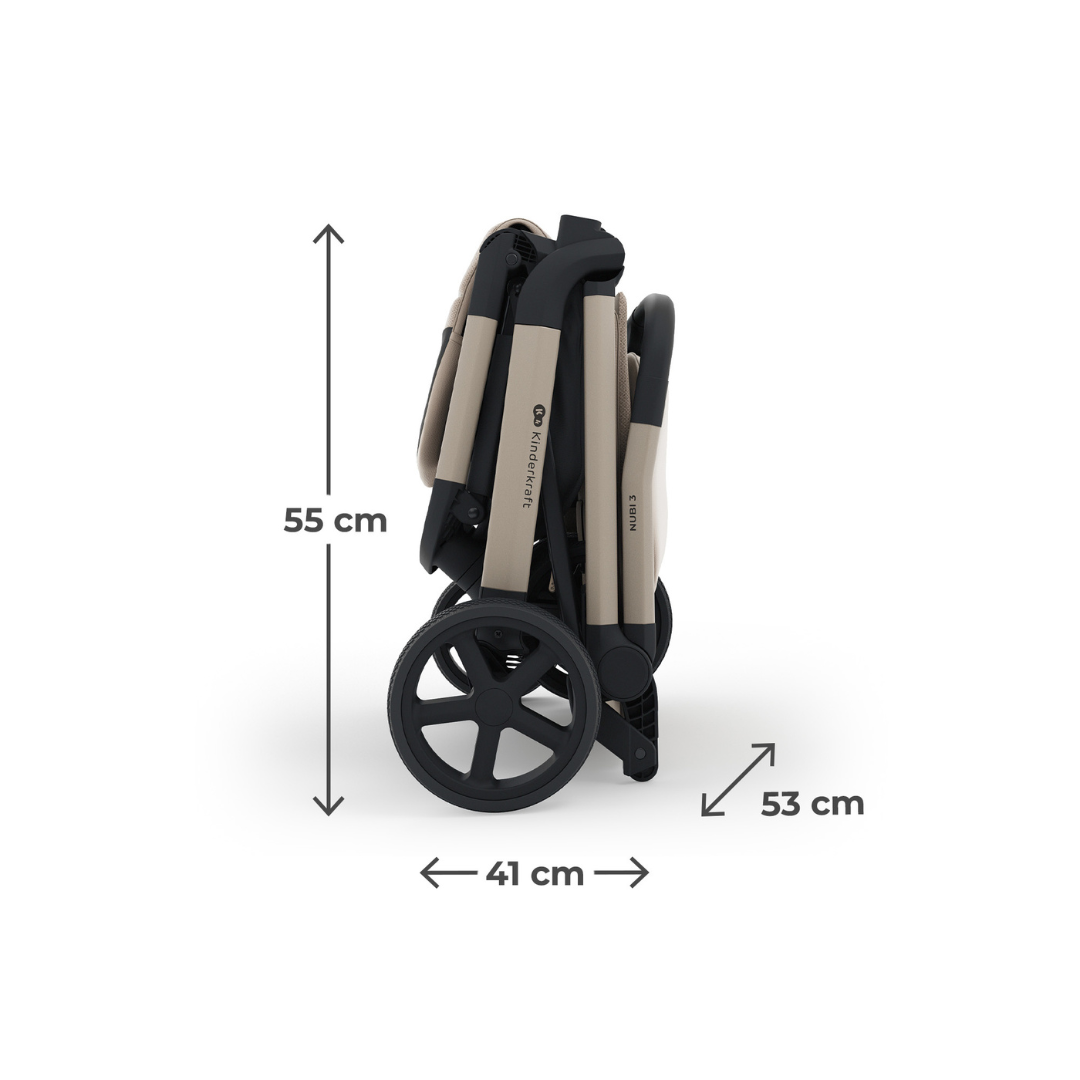 Kinderkraft NUBI 3 бебешка количка SAND BEIGE