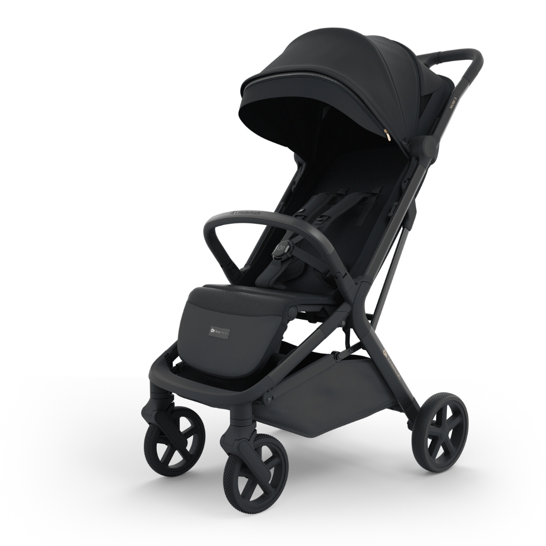Kinderkraft NUBI 3 бебешка количка MIDNIGHT BLACK