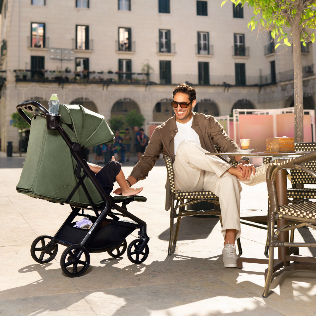 Kinderkraft NUBI 3 бебешка количка MIDNIGHT BLACK