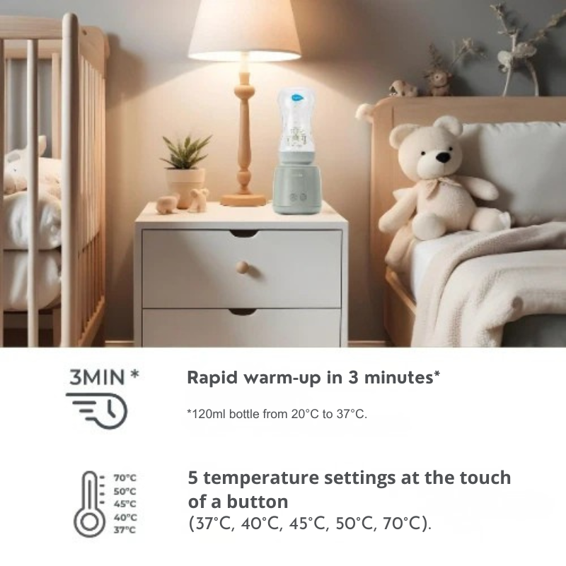 1164 Nuvita Преносим нагревател за шише MIX70