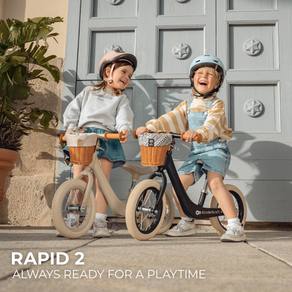 Kinderkraft RAPID 2 колело за баланс BLACK