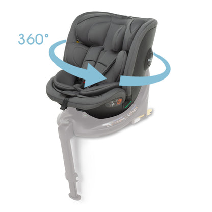 Комплект столче за кола Foppapedretti 3 в 1 Disk Grow i-Size + база Disk i-Size + столче Disk Infant i-Size stone
