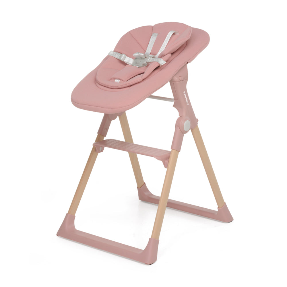 Foppapedretti-дървен стол за хранене Kidsmenu Pink