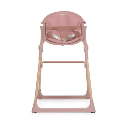 Foppapedretti-дървен стол за хранене Kidsmenu Pink