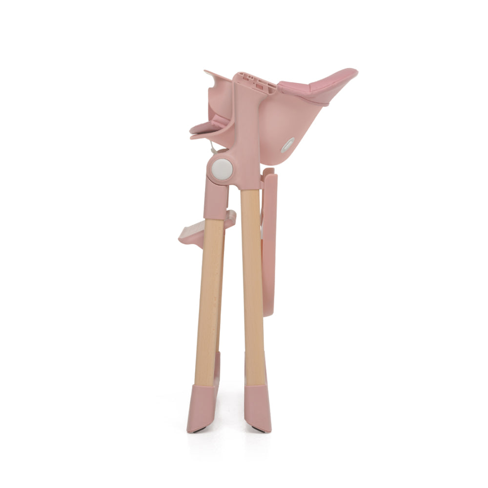 Foppapedretti-дървен стол за хранене Kidsmenu Pink