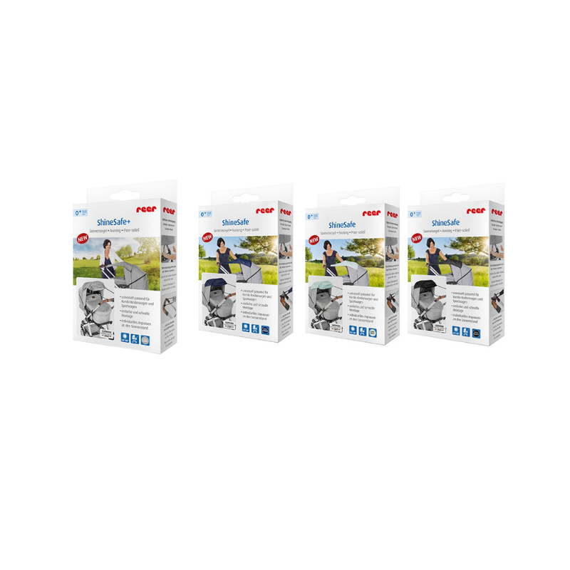84231 Reer ShineSafe сенник за количка, сив меланж