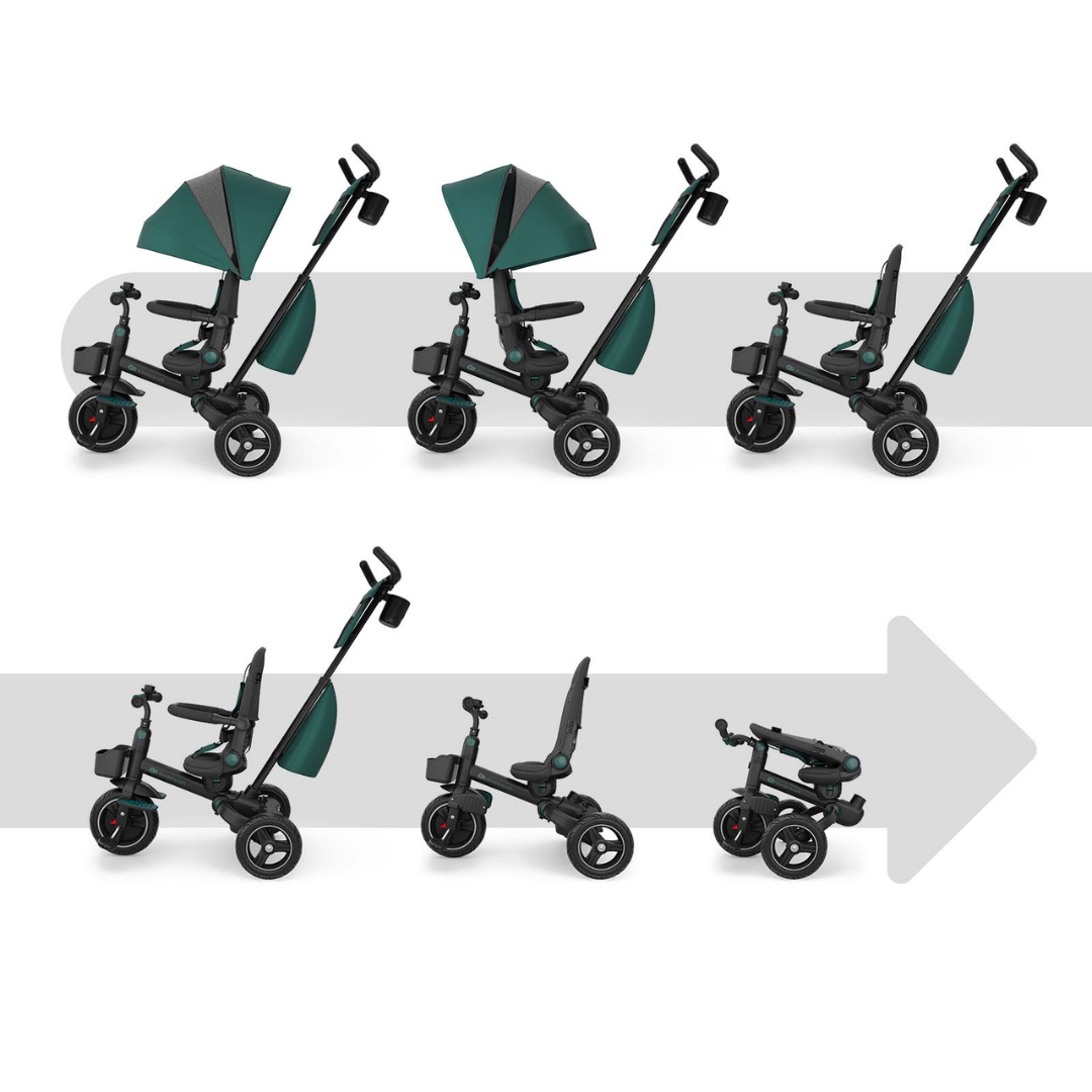 KinderKraft SPINSTEP 2 PLUS триколка ЗЕЛЕНА