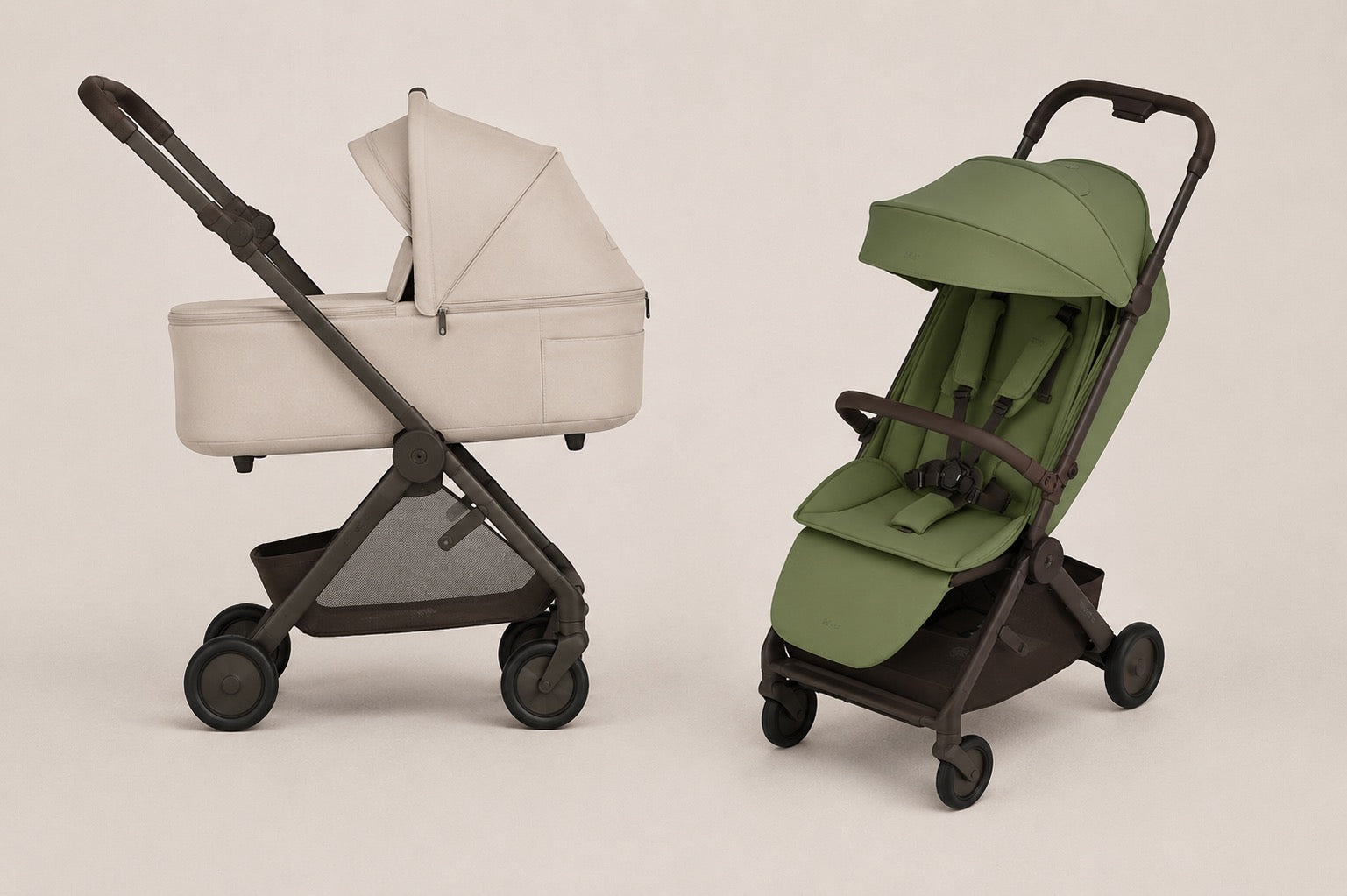 Anex Air-Q бебешка количка 2 в 1  Vanille COMBO Vanille + Pistache